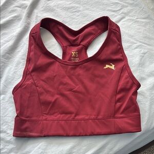 Tracksmith Maroon Allston Bra